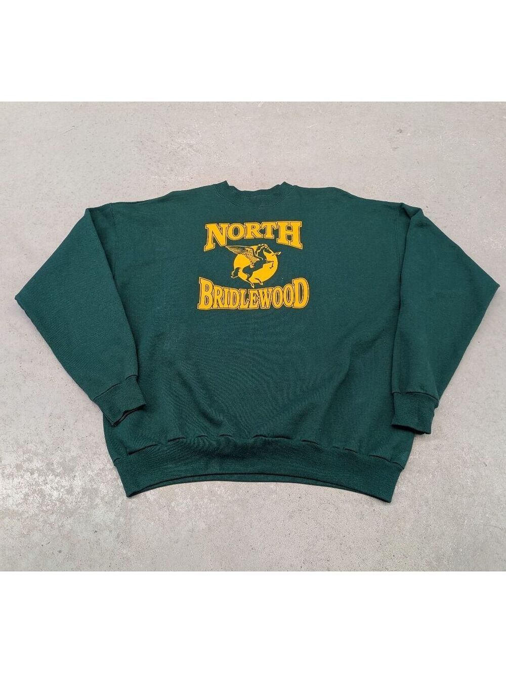 Vintage 90s North Bridlewood Pegasus Forest Green Sweater